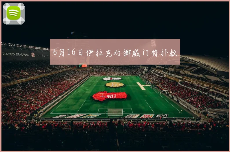 6月16日伊拉克对挪威门将扑救